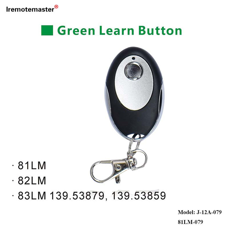 Per 81LM 82LM 83LM Green Learn Button 390MHz Gate Door Replacement Remote