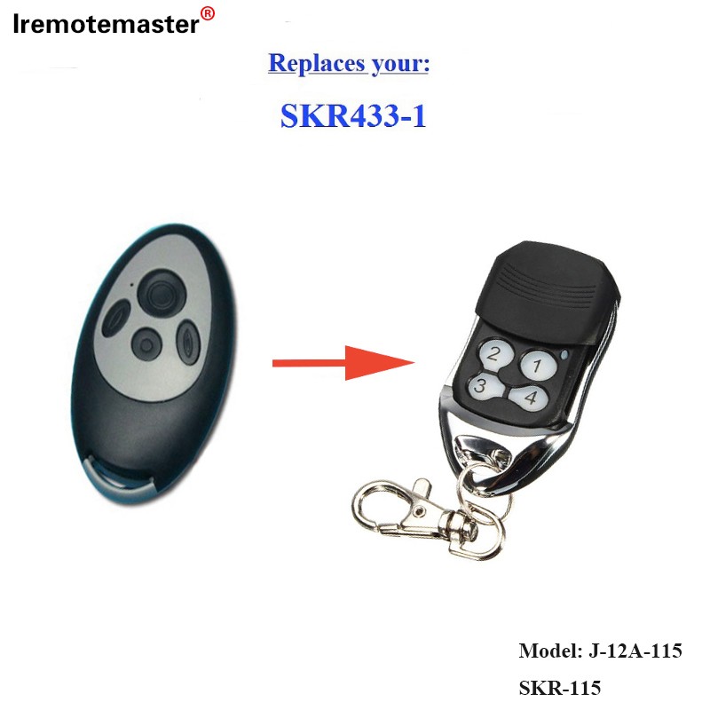 Per SKR433-3 di sostituzione di a porta di garage telecomando rolling code 433,92mhz